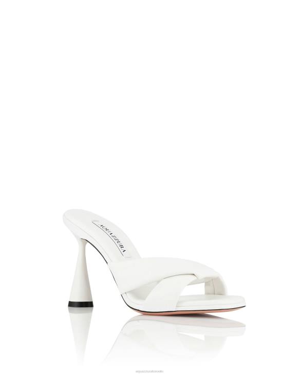 Aquazzura Amore Mule 95 WHITE 8TLF21