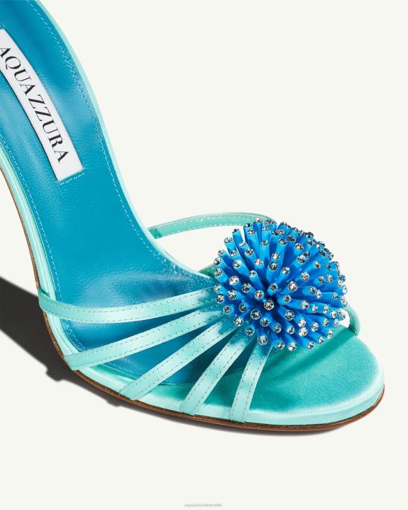 Aquazzura Anemone Sandal 105 BLUE 8TLF13