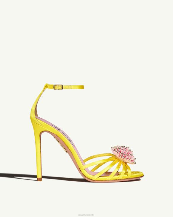 Aquazzura Anemone Sandal 105 YELLOW 8TLF66