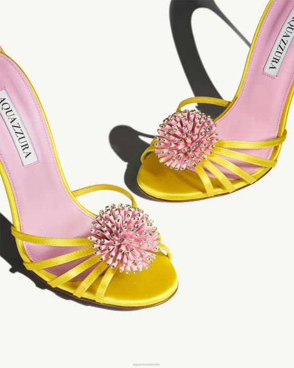 Aquazzura Anemone Sandal 105 YELLOW 8TLF66