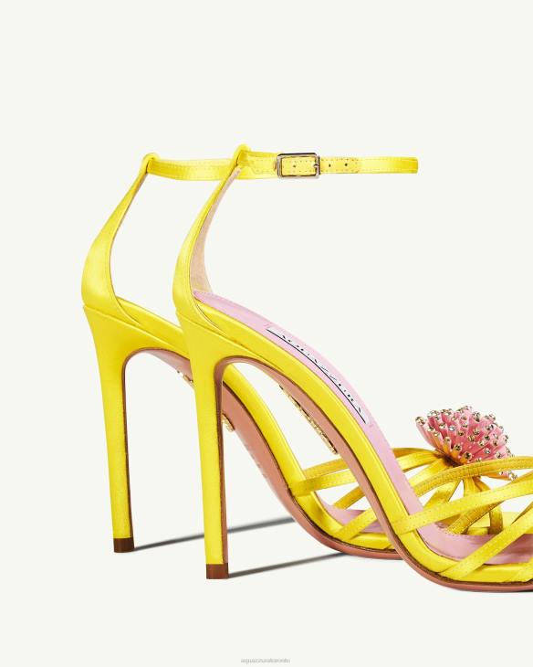 Aquazzura Anemone Sandal 105 YELLOW 8TLF66