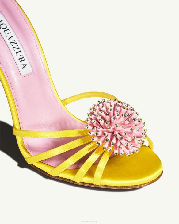 Aquazzura Anemone Sandal 105 YELLOW 8TLF66