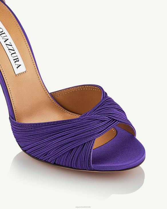 Aquazzura Bellini Beauty Sandal 105 PURPLE 8TLF53