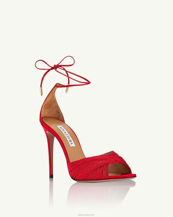 Aquazzura Bellini Beauty Sandal 105 RED 8TLF32