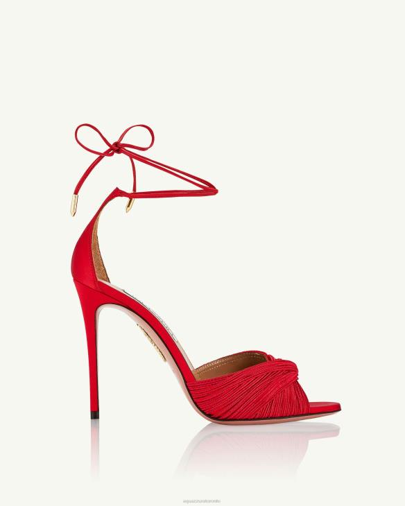 Aquazzura Bellini Beauty Sandal 105 RED 8TLF32