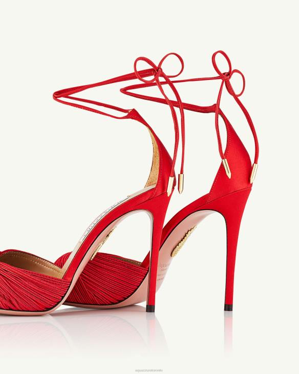 Aquazzura Bellini Beauty Sandal 105 RED 8TLF32