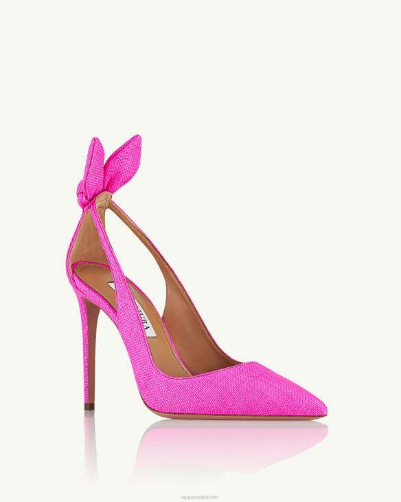 Aquazzura Bow Tie Pump 105 FUCHSIA 8TLF187