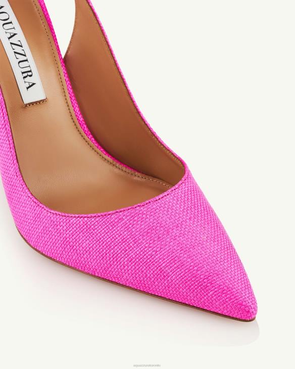 Aquazzura Bow Tie Pump 105 FUCHSIA 8TLF187