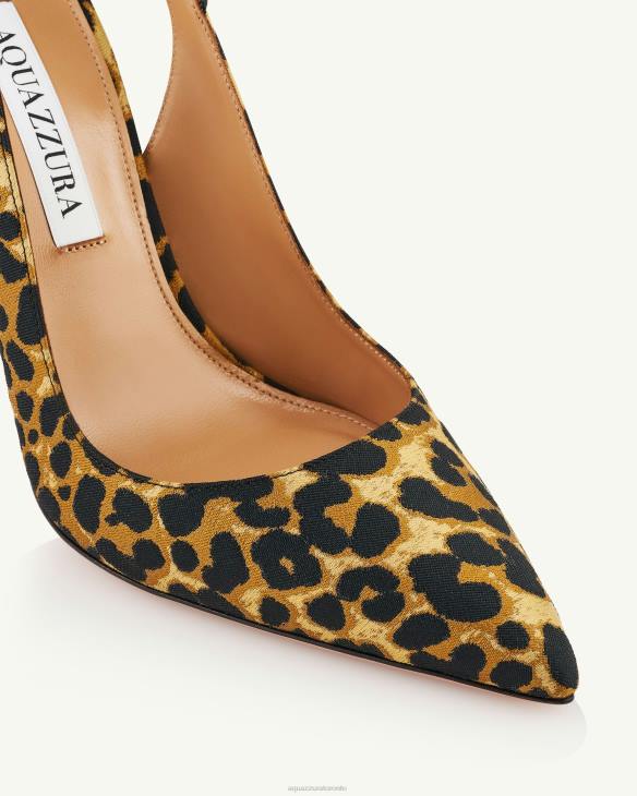 Aquazzura Bow Tie Pump 105 LEOPARD 8TLF169