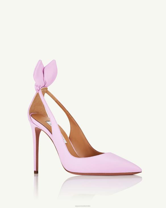 Aquazzura Bow Tie Pump 105 PINK 8TLF171