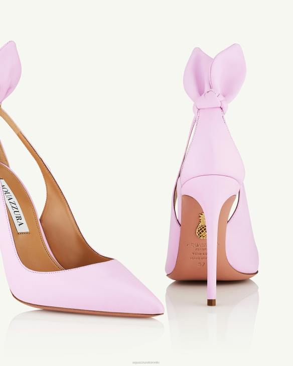 Aquazzura Bow Tie Pump 105 PINK 8TLF171