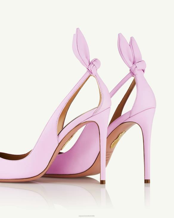 Aquazzura Bow Tie Pump 105 PINK 8TLF171