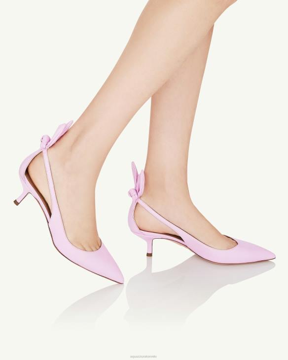 Aquazzura Bow Tie Pump 50 PINK 8TLF172