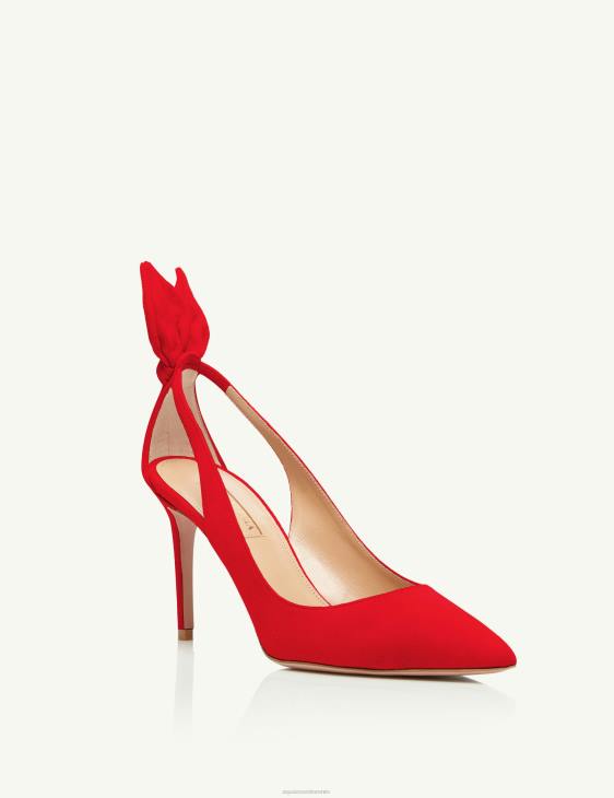 Aquazzura Bow Tie Pump 85 RED 8TLF203