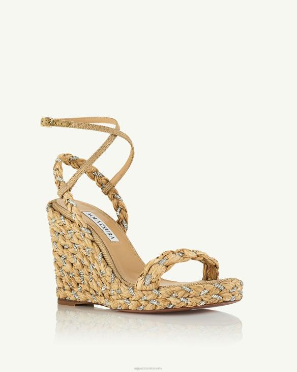 Aquazzura Costiera Wedge 120 BEIGE 8TLF62