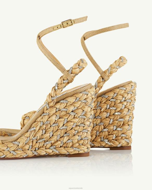 Aquazzura Costiera Wedge 120 BEIGE 8TLF62