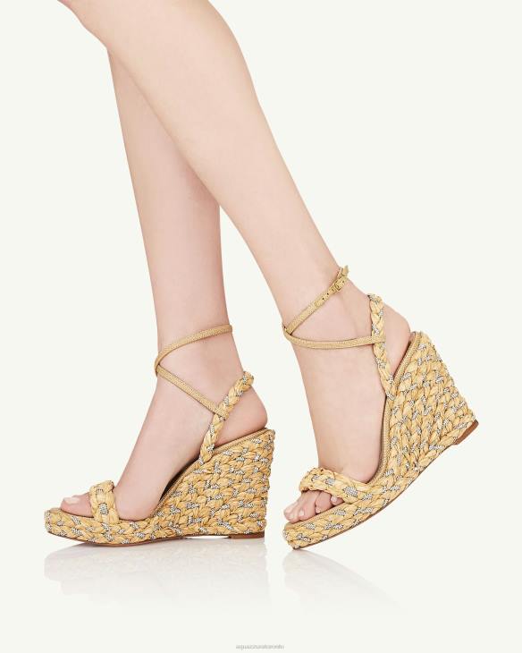 Aquazzura Costiera Wedge 120 BEIGE 8TLF62