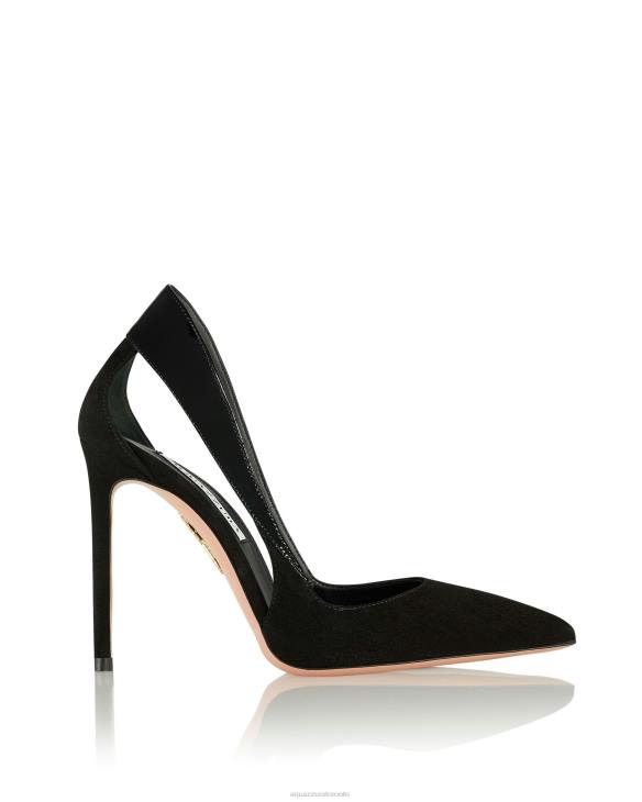 Aquazzura Dangerous Liaisons Pump 105 BLACK 8TLF195