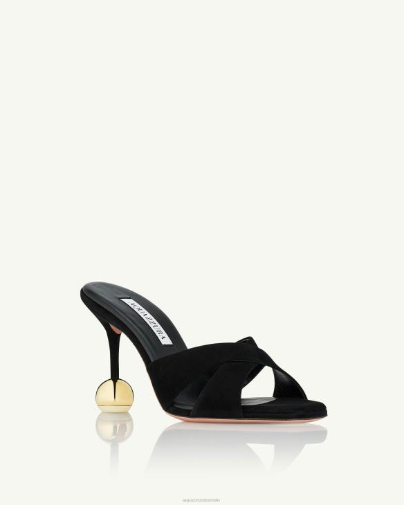 Aquazzura Darling Mule 95 BLACK 8TLF35