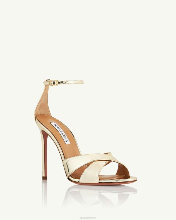 Aquazzura Divine Sandal 105 GOLD 8TLF91