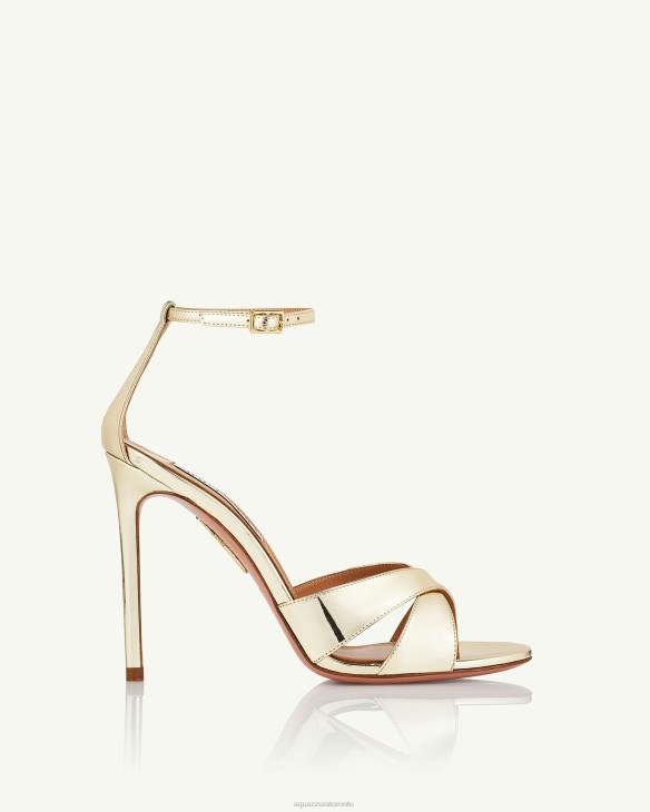 Aquazzura Divine Sandal 105 GOLD 8TLF91