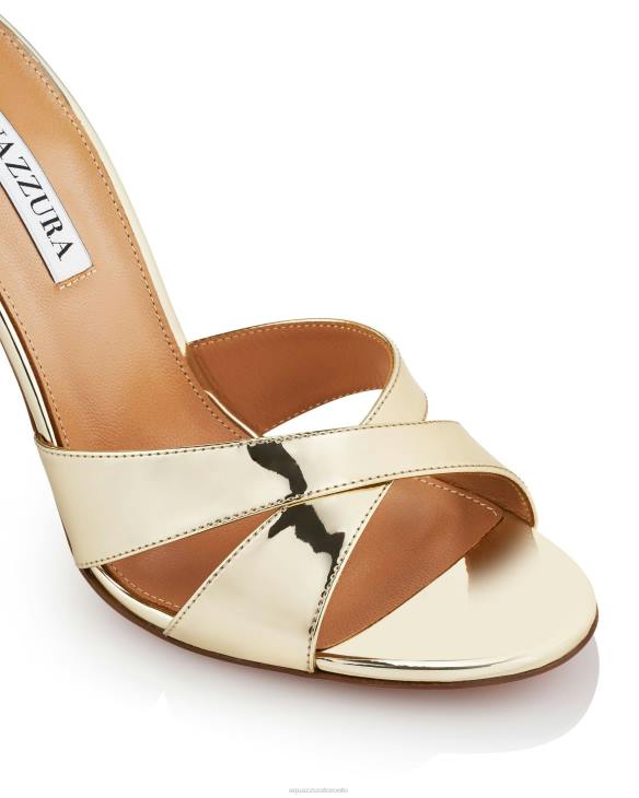 Aquazzura Divine Sandal 105 GOLD 8TLF91