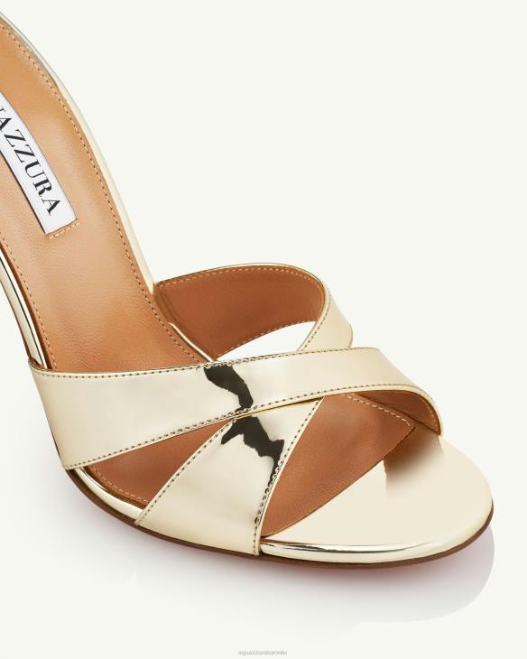 Aquazzura Divine Sandal 105 GOLD 8TLF91