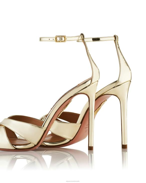 Aquazzura Divine Sandal 105 GOLD 8TLF91