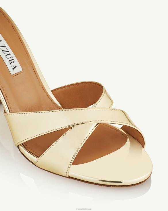 Aquazzura Divine Sandal 85 GOLD 8TLF56