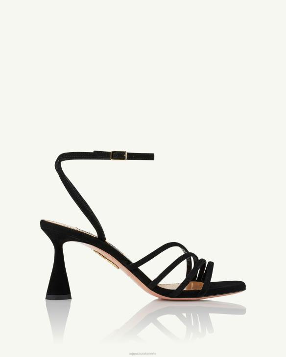 Aquazzura Latour Sandal 75 BLACK 8TLF42