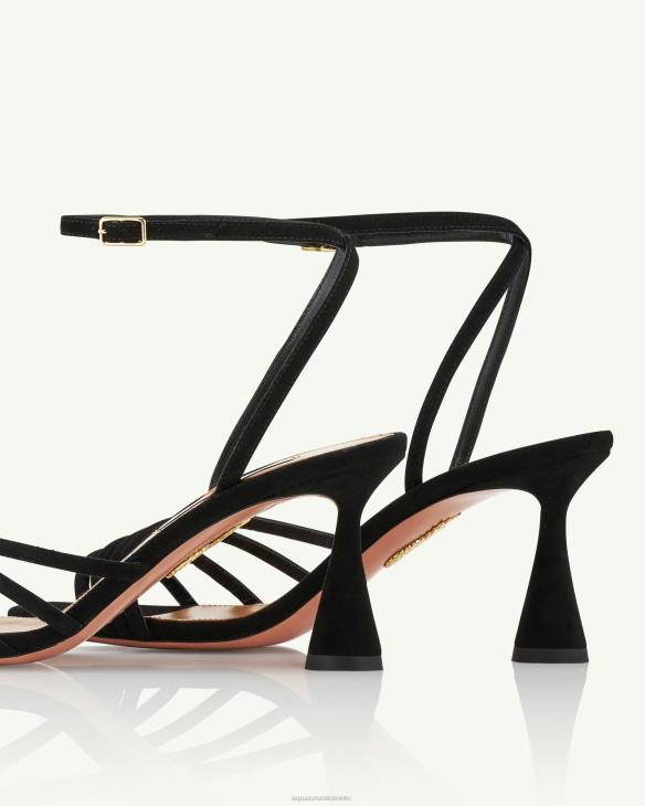 Aquazzura Latour Sandal 75 BLACK 8TLF42