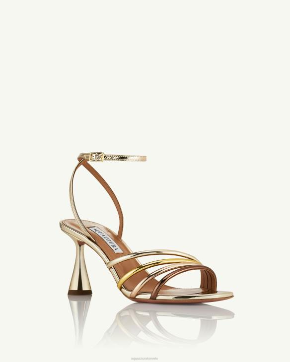 Aquazzura Latour Sandal 75 GOLD 8TLF59