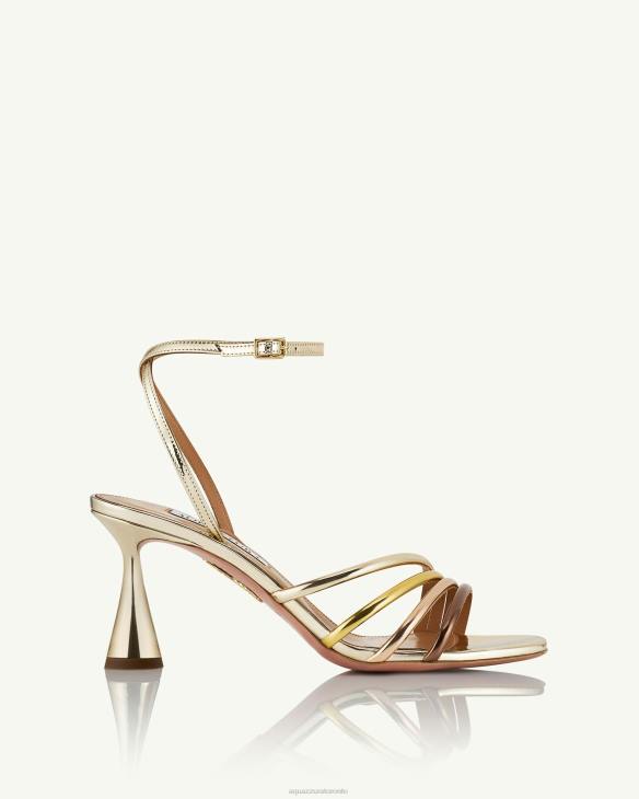 Aquazzura Latour Sandal 75 GOLD 8TLF59