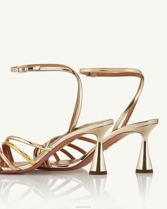 Aquazzura Latour Sandal 75 GOLD 8TLF59