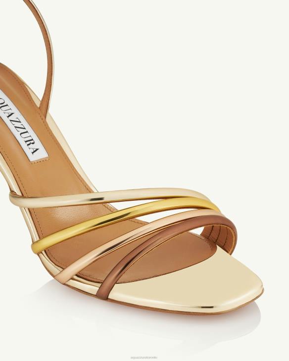 Aquazzura Latour Sandal 75 GOLD 8TLF59