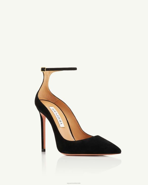 Aquazzura Love Affair Pump 105 BLACK 8TLF208