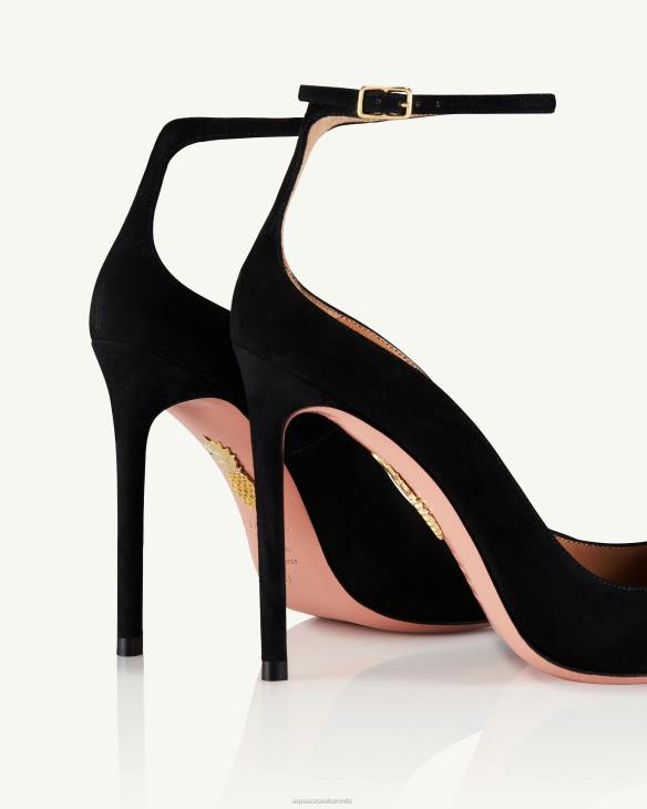 Aquazzura Love Affair Pump 105 BLACK 8TLF208