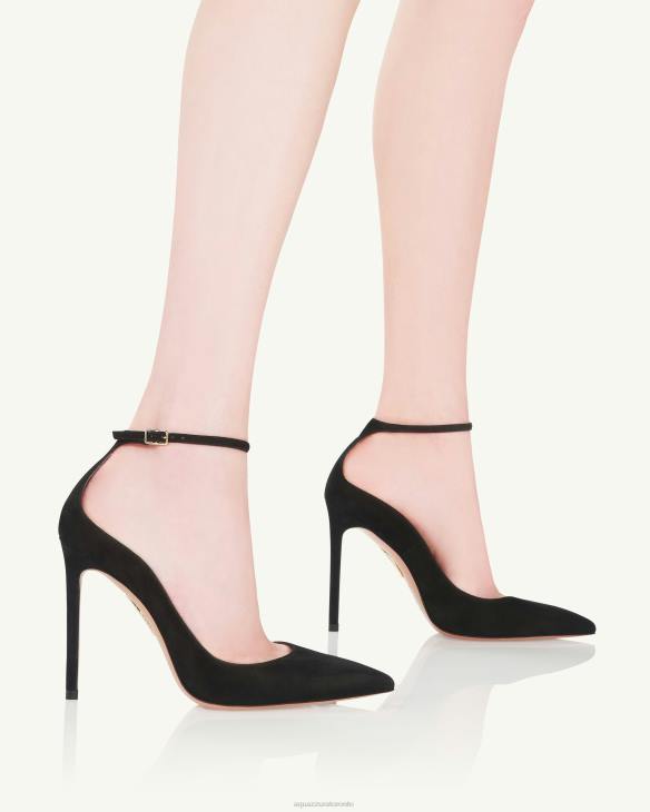 Aquazzura Love Affair Pump 105 BLACK 8TLF208