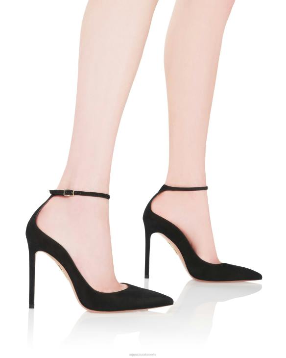 Aquazzura Love Affair Pump 105 BLACK 8TLF208