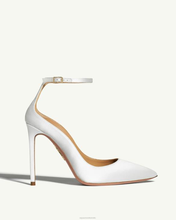 Aquazzura Love Affair Pump 105 WHITE 8TLF240