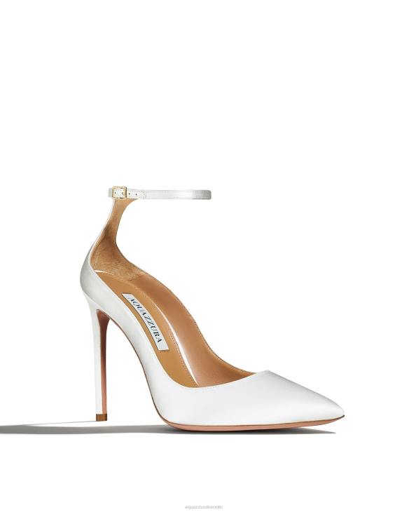 Aquazzura Love Affair Pump 105 WHITE 8TLF240