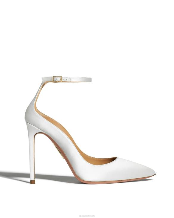 Aquazzura Love Affair Pump 105 WHITE 8TLF240