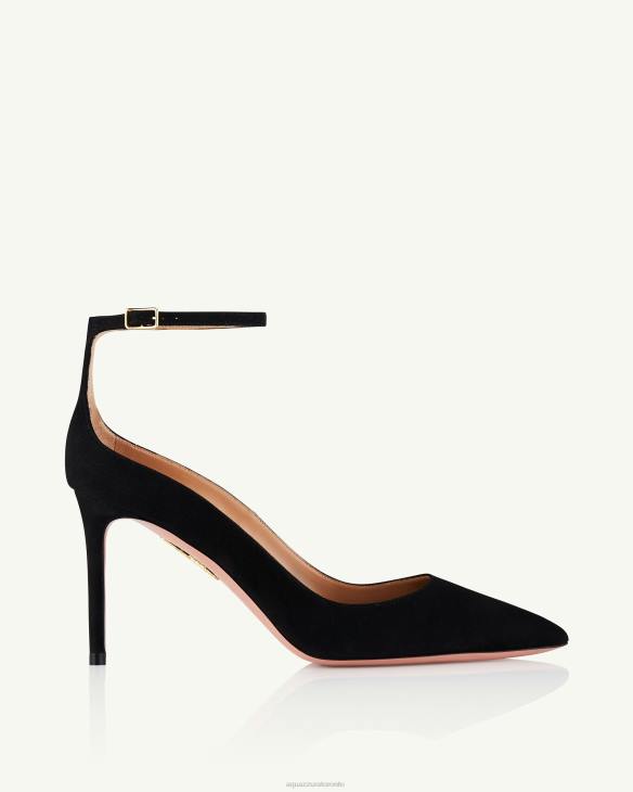 Aquazzura Love Affair Pump 85 BLACK 8TLF212