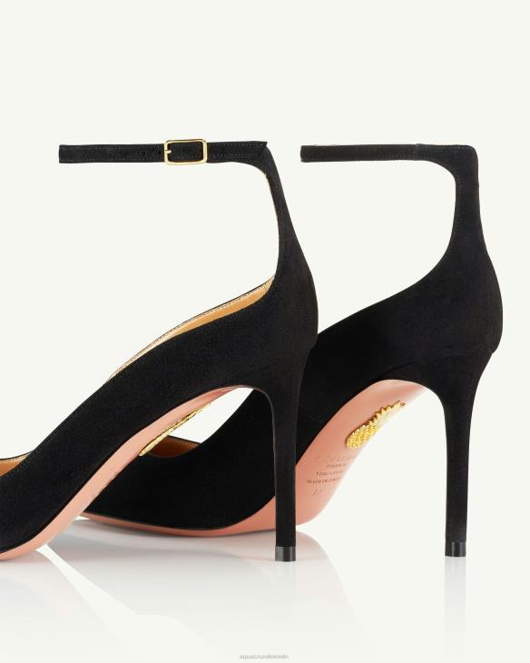 Aquazzura Love Affair Pump 85 BLACK 8TLF212