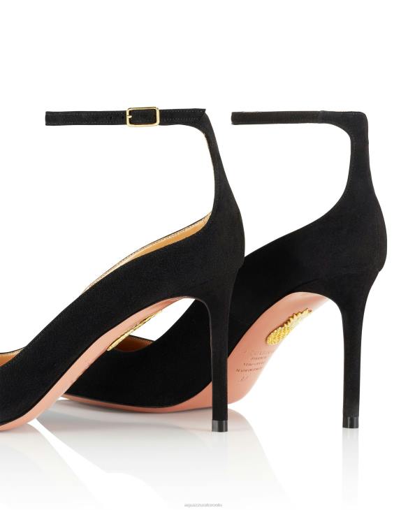 Aquazzura Love Affair Pump 85 BLACK 8TLF212