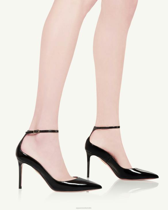 Aquazzura Love Affair Pump 85 BLACK 8TLF226