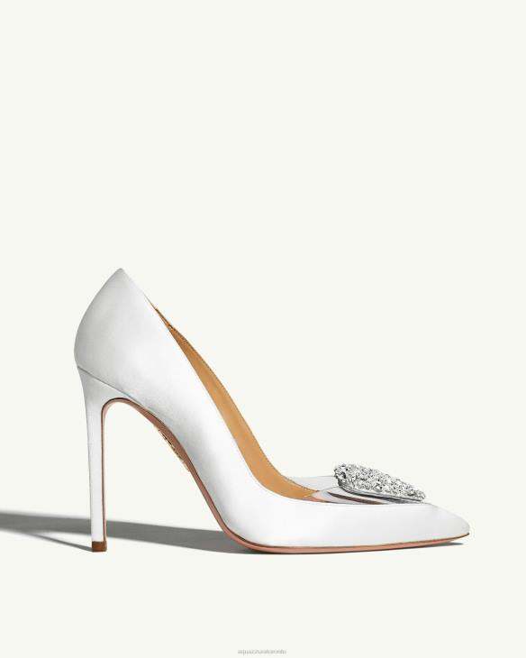 Aquazzura Love Me Pump 105 WHITE 8TLF183