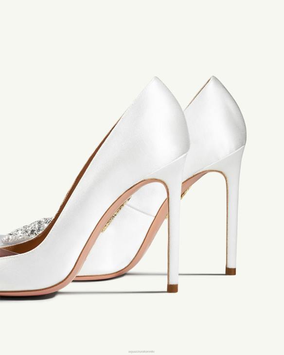 Aquazzura Love Me Pump 105 WHITE 8TLF183