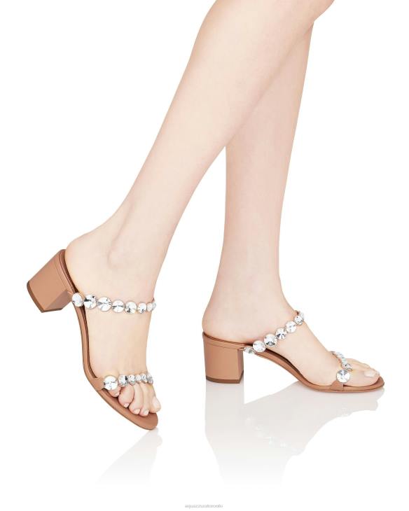 Aquazzura Maxi-Tequila Sandal 50 PINK 8TLF102