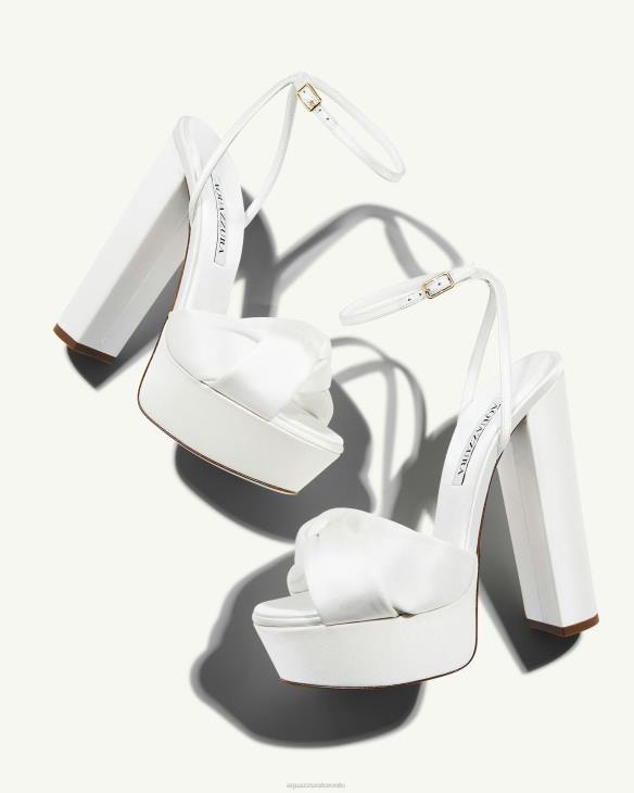 Aquazzura Olie Plateau 140 WHITE 8TLF305